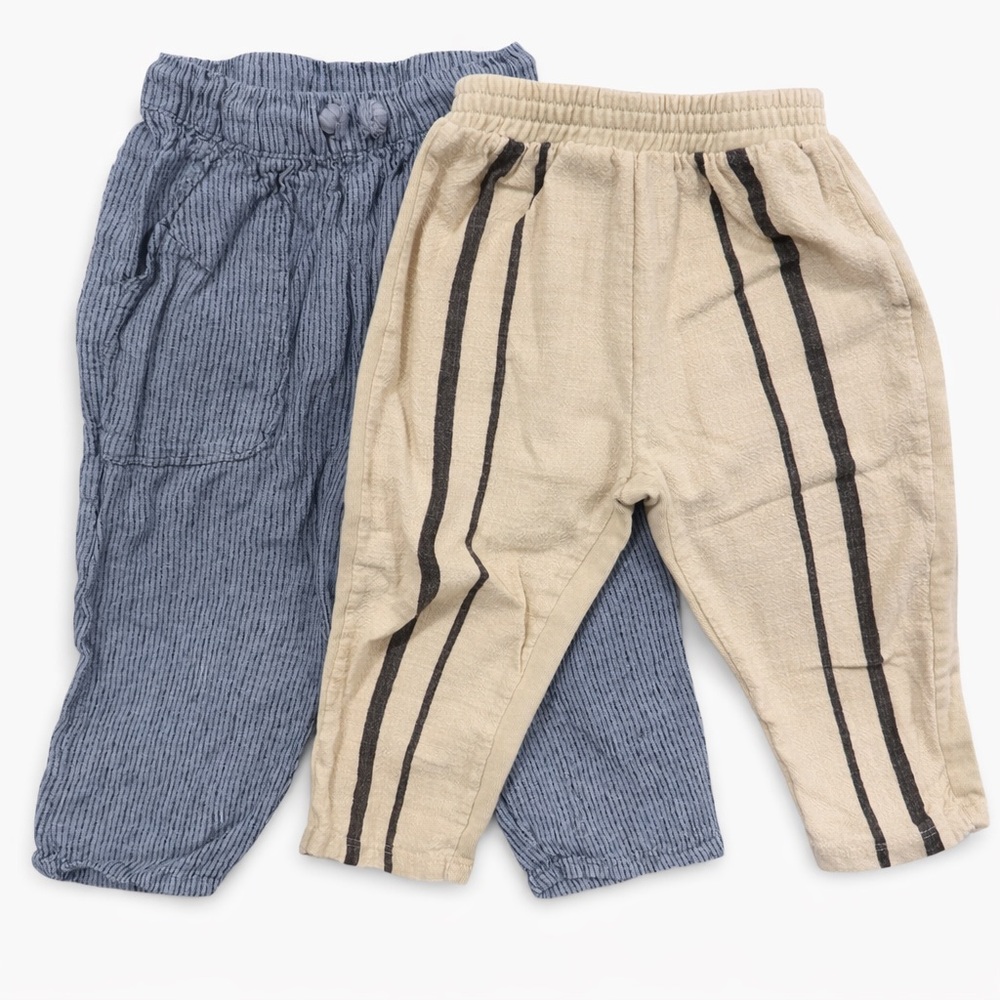 Zara Kids Blue and Cream Joggers Set